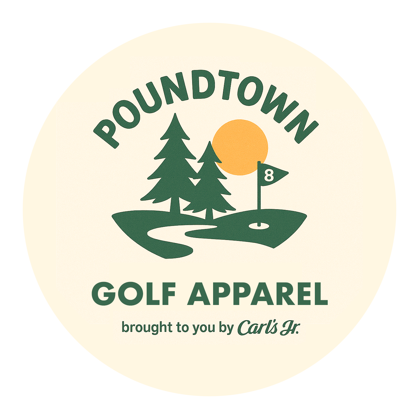 Poundtown Golf Carl's Unisex heavy blend zip hoodie