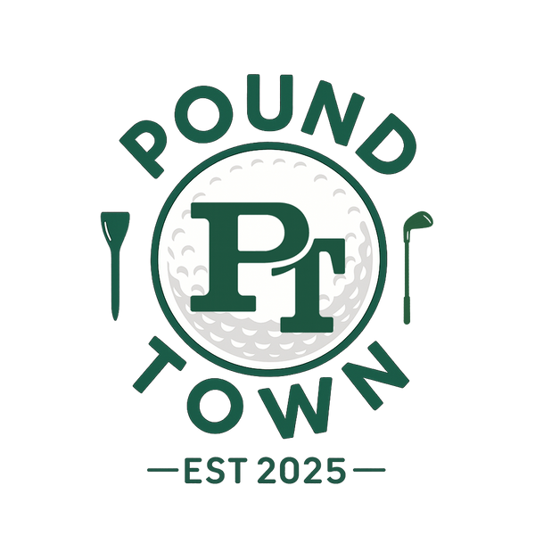Poundtown golf header logo